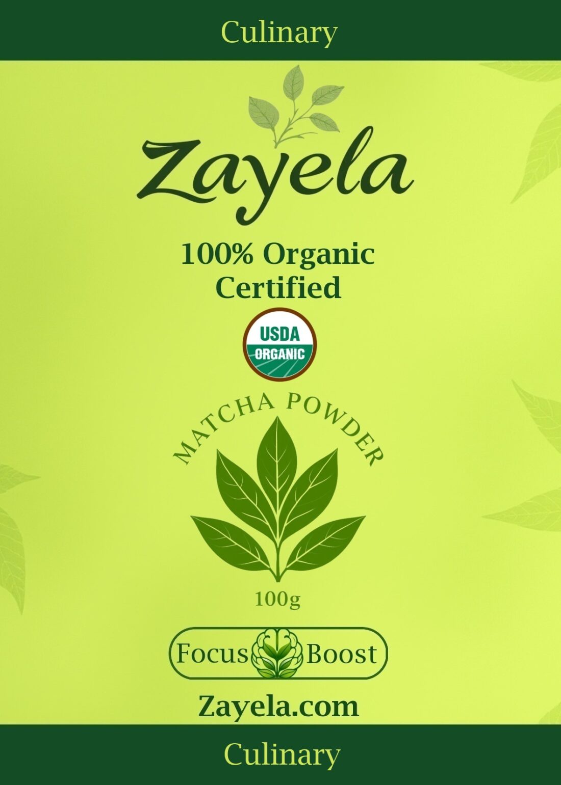 Culinaire Kwaliteit 100gr